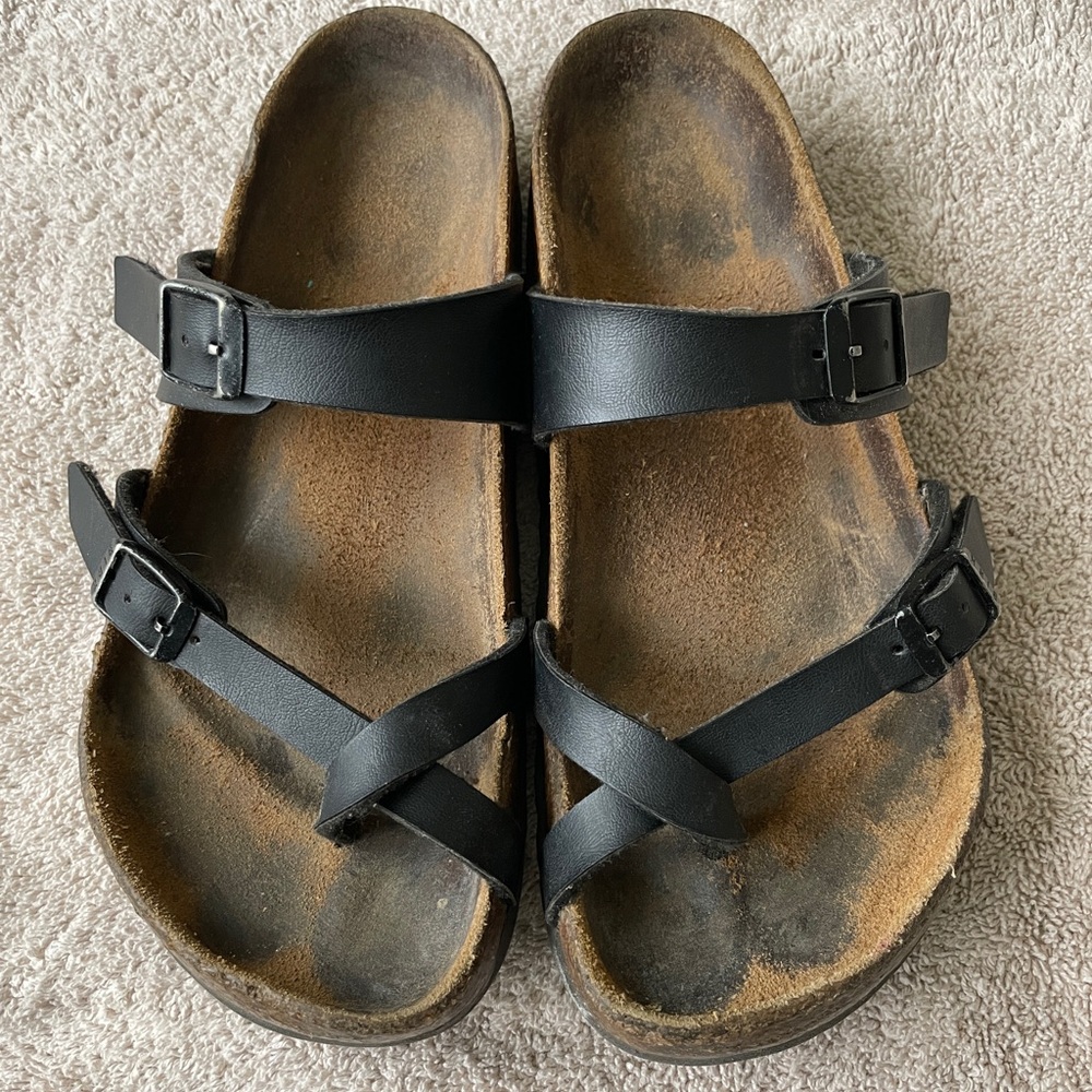 Birkenstock Black Birkoflor Mayari Sandals 37